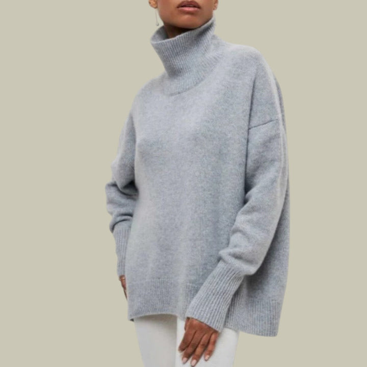 Mia | Women’s Oversized Loose-Fit Winter Turtleneck Sweater