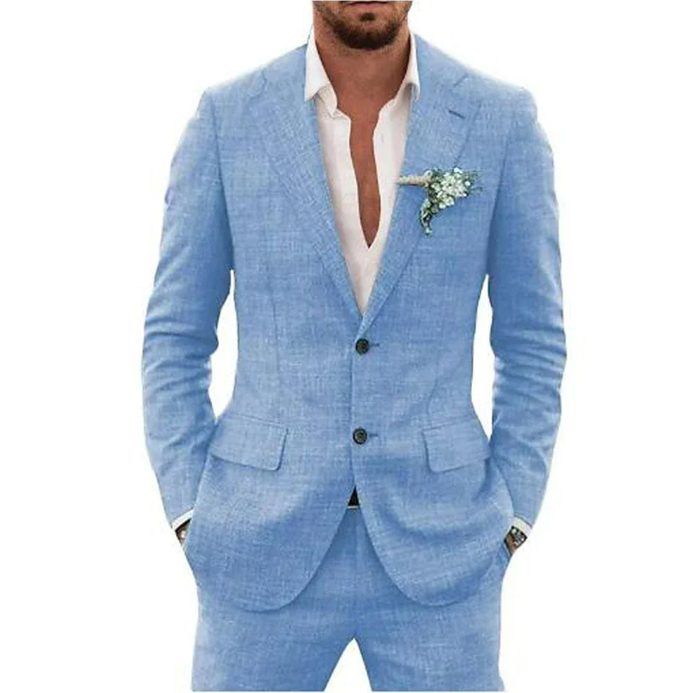 Arthur | Men’s Tailored Linen Two-Piece Suit