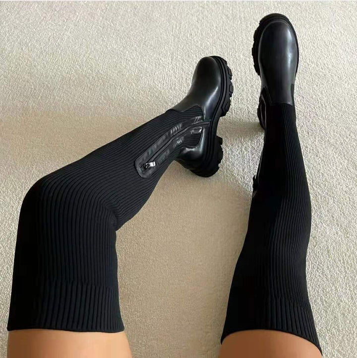 Sienna | Elegant Heeled Knee-High Boots For Women