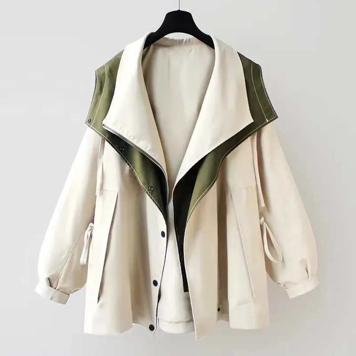 HARPER | Women’s Weather-Resistant Wind Jacket With Layered Hood Construction