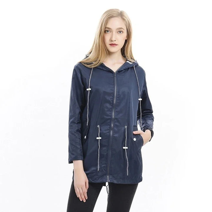 Lily | Water-Resistant Hooded Coat