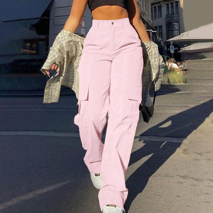 Sophia | High-Waist Utility Cargo Trousers For Women