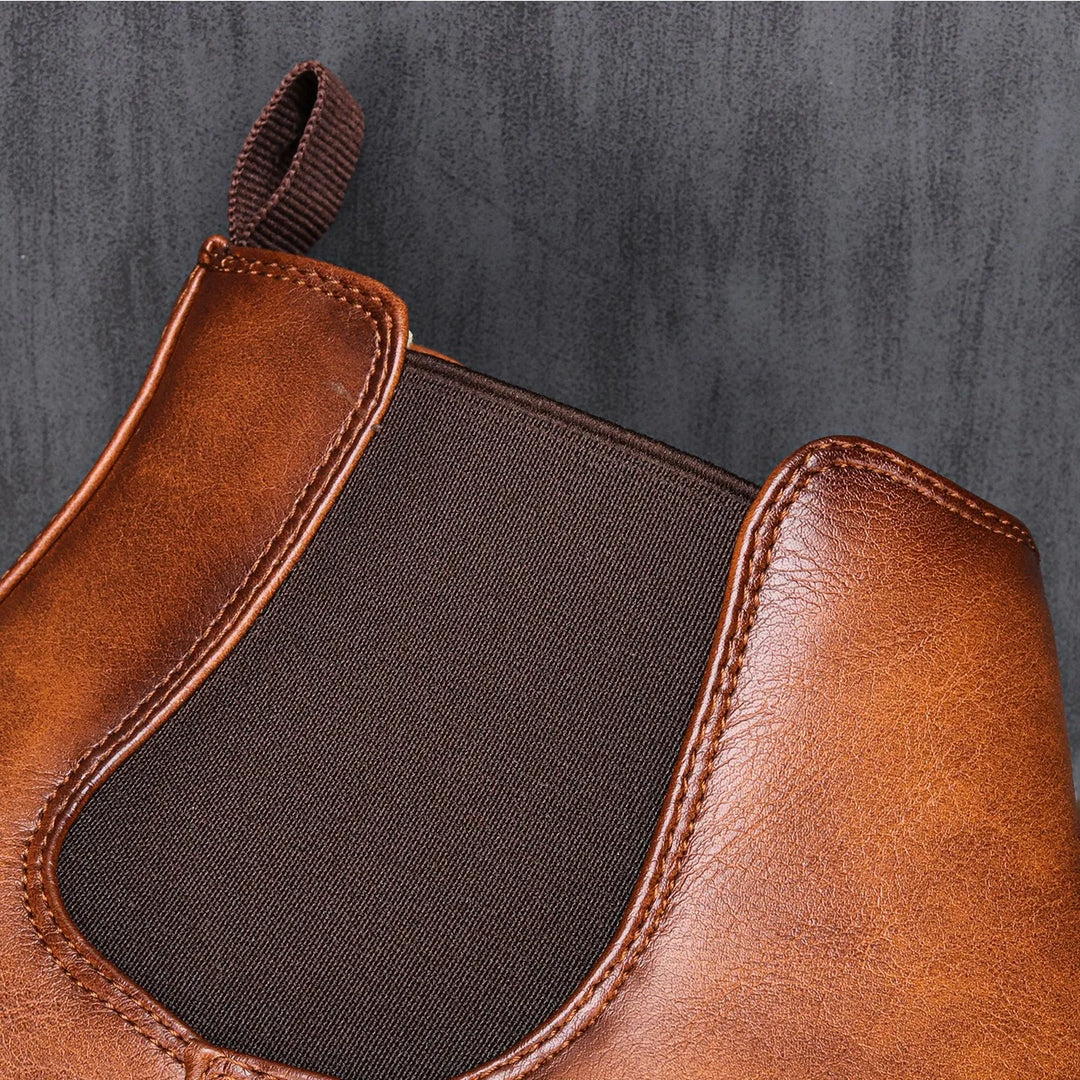 Oliver | Men’s Weather-Resistant Chelsea Boots With Elastic Side Panels