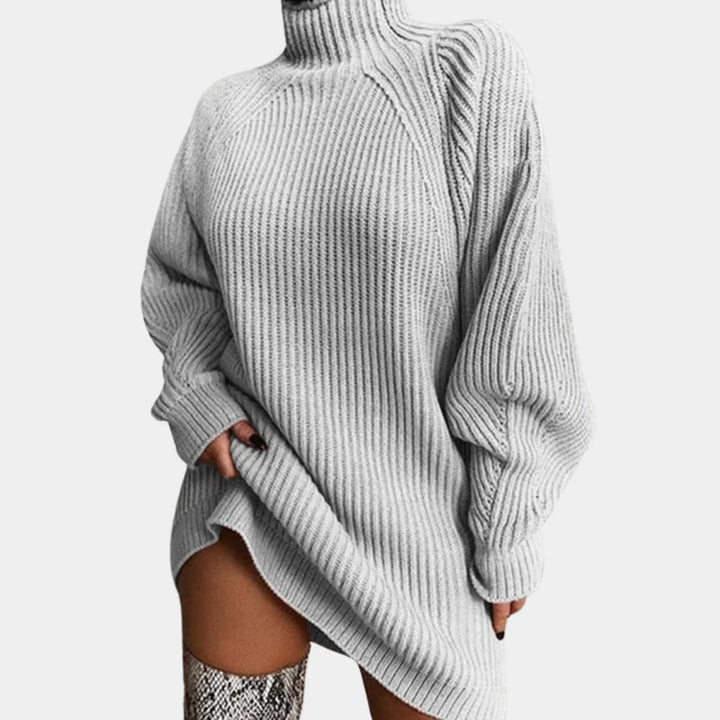 Serena | Premium Fine Wool High-Neck Sweater For Women