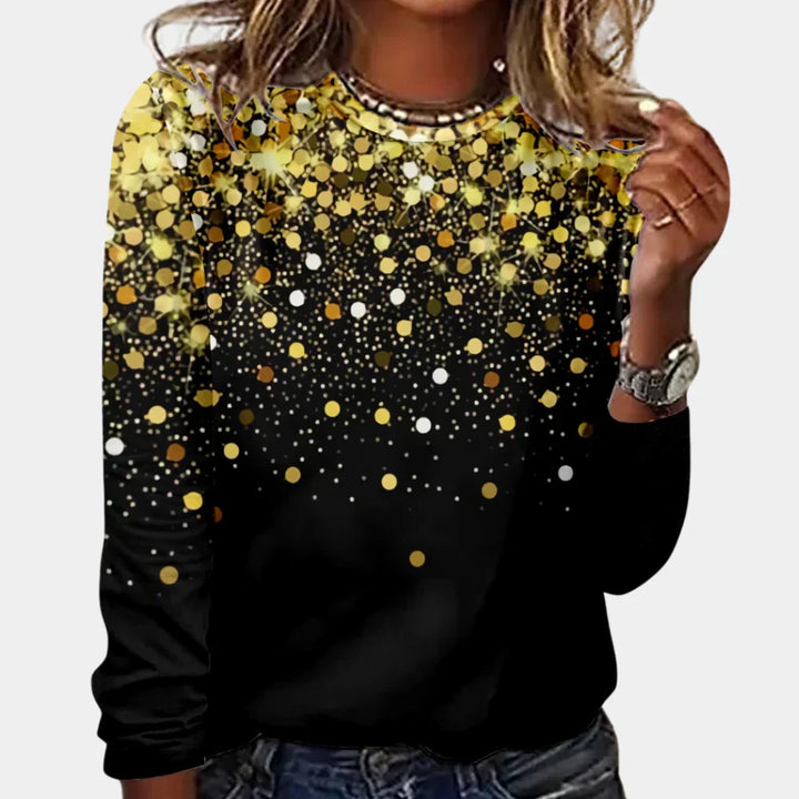 Elara | Winter Knit Sweater with Snowflake Pattern for Women