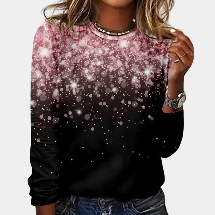 Elara | Winter Knit Sweater with Snowflake Pattern for Women