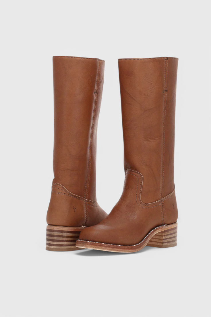 Ava | Women’s Heeled Leather Knee-High Boots