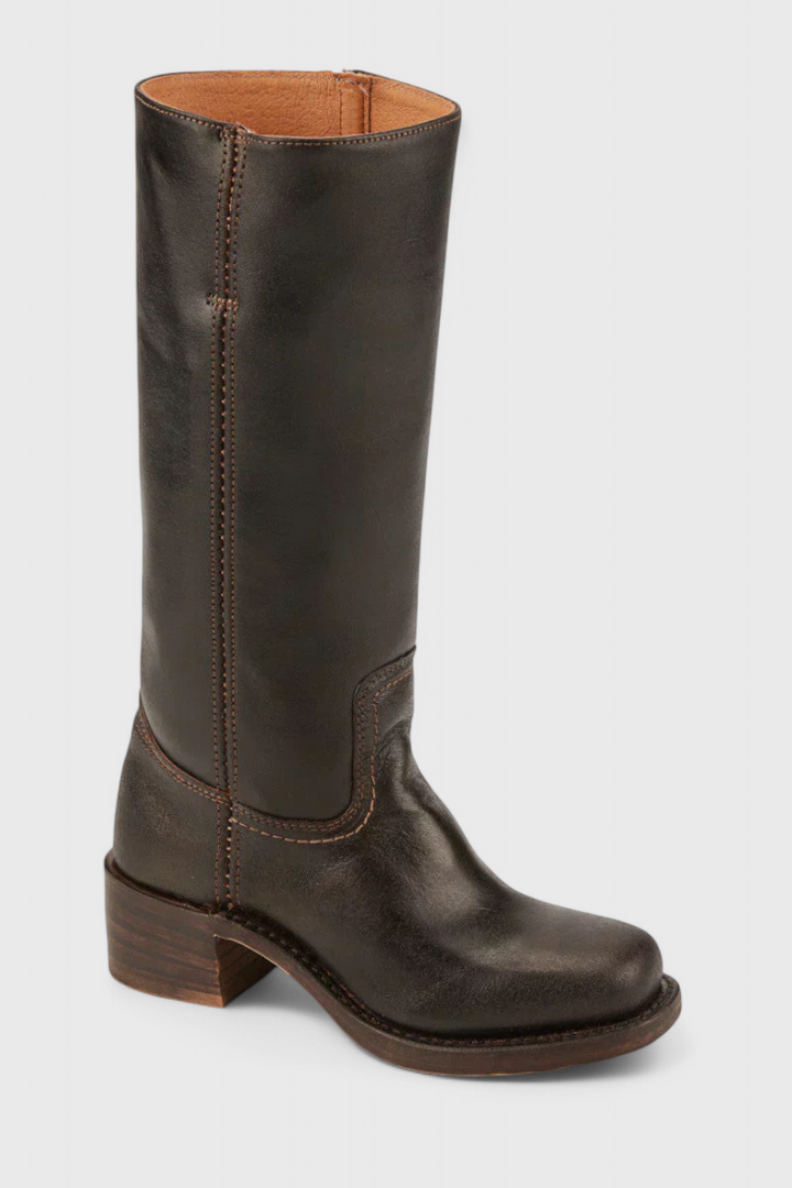 Ava | Women’s Heeled Leather Knee-High Boots