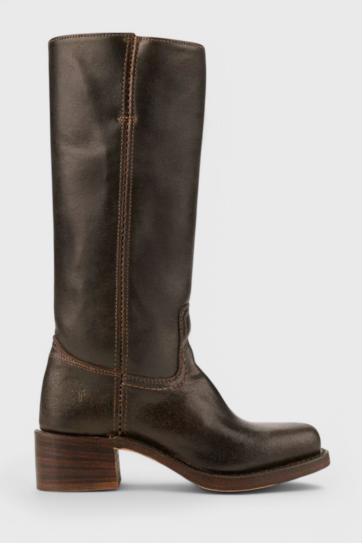 Ava | Women’s Heeled Leather Knee-High Boots