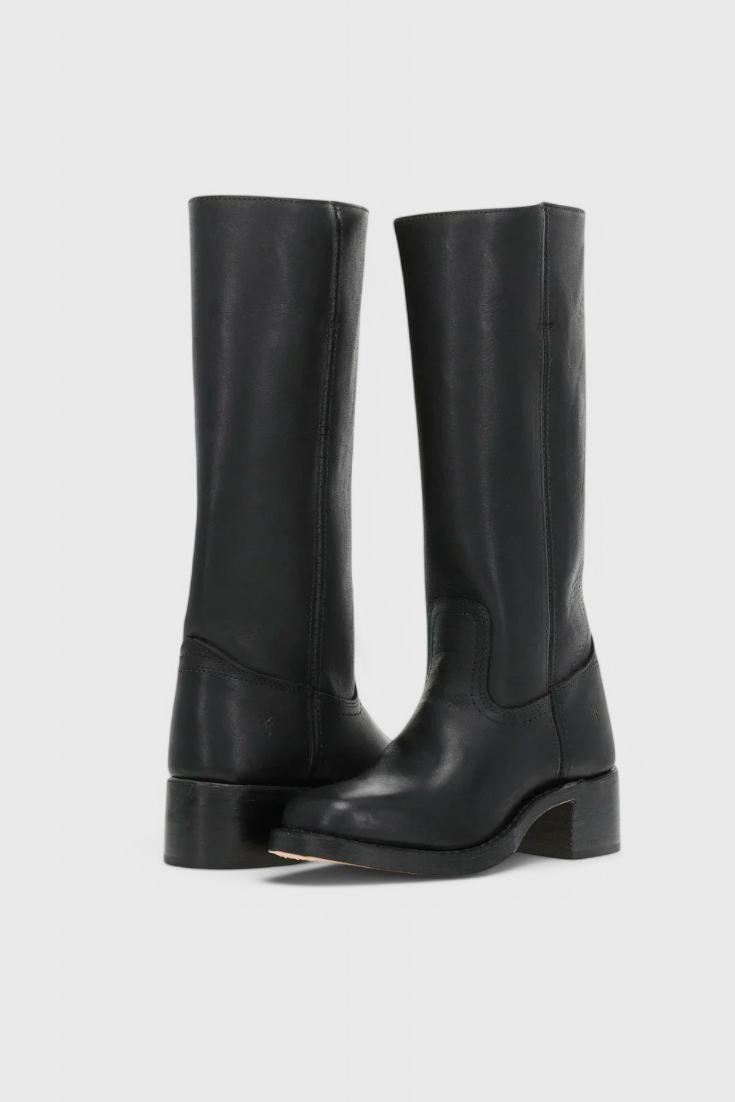 Ava | Women’s Heeled Leather Knee-High Boots