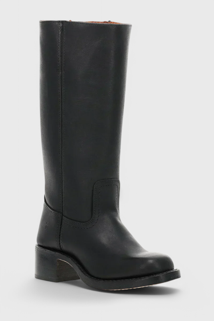 Ava | Women’s Heeled Leather Knee-High Boots