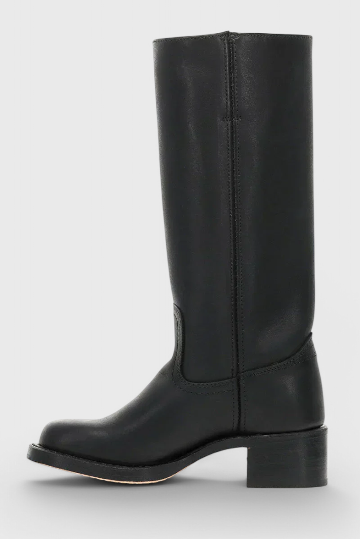 Ava | Women’s Heeled Leather Knee-High Boots
