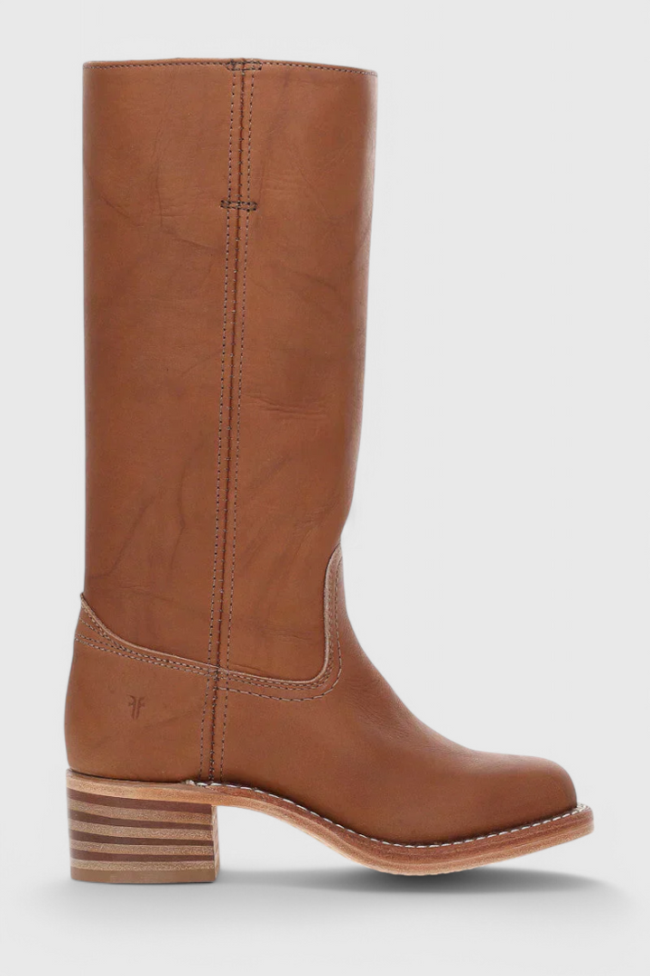 Ava | Women’s Heeled Leather Knee-High Boots