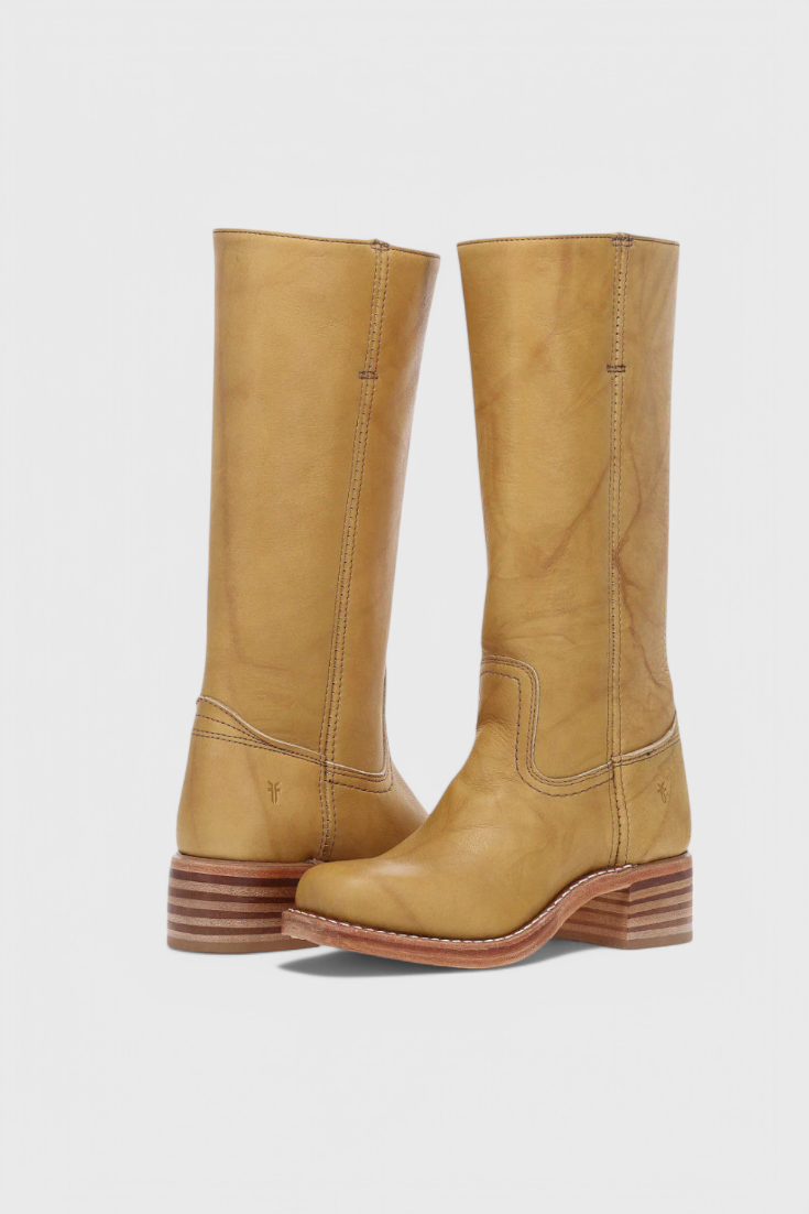 Ava | Women’s Heeled Leather Knee-High Boots
