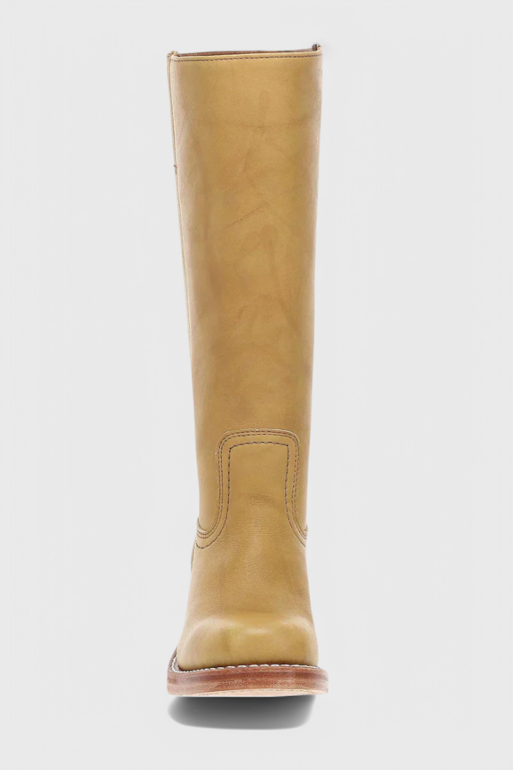 Ava | Women’s Heeled Leather Knee-High Boots