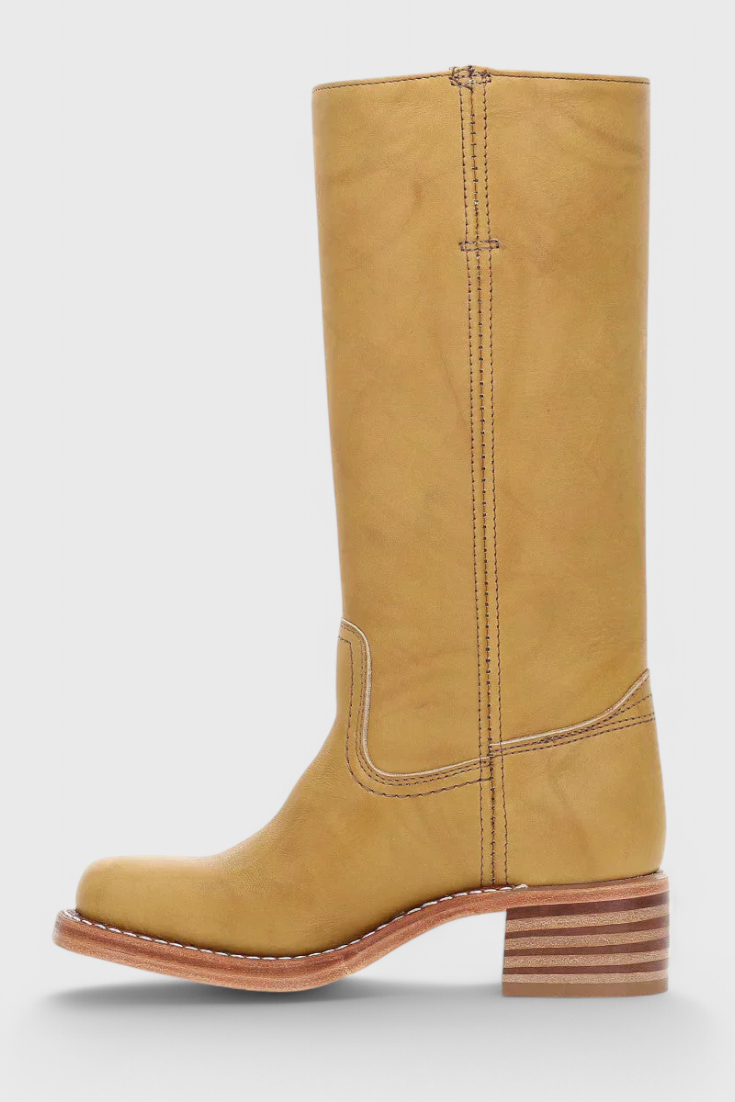 Ava | Women’s Heeled Leather Knee-High Boots