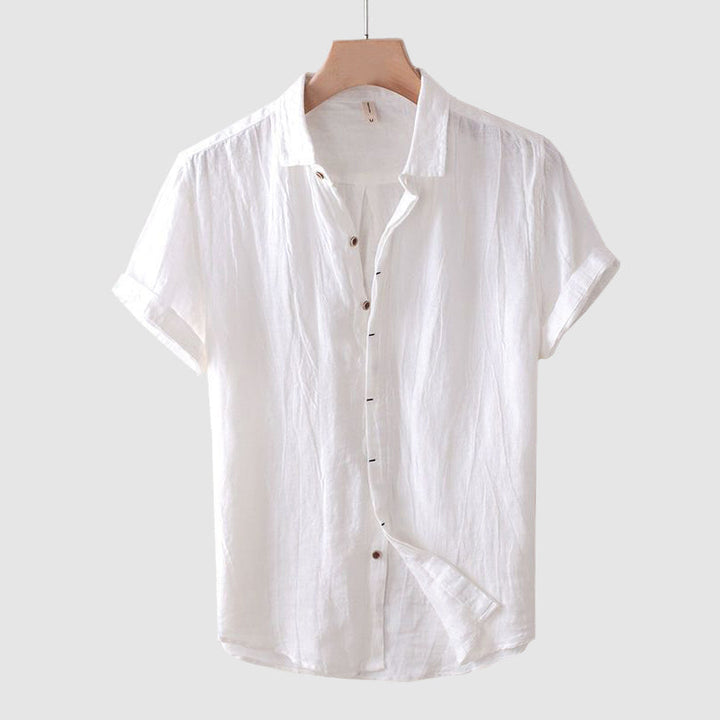 Lucien | Men’s Wrinkle Texture Short Sleeve Shirt