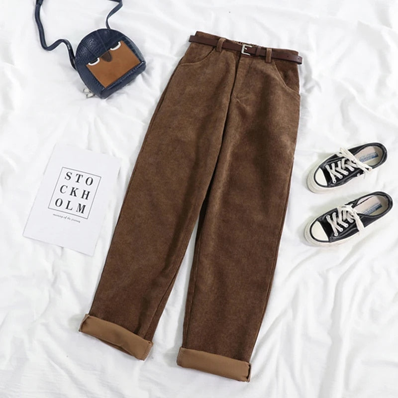 Elara | Women’s Classic Corduroy Comfort Trousers