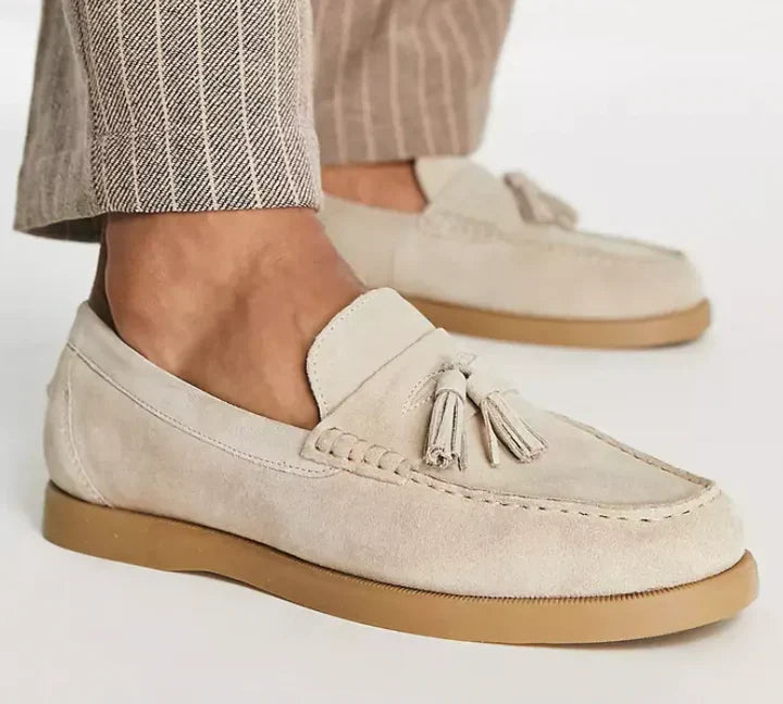 Miles | Refined Suede Slip-On Loafers For Men