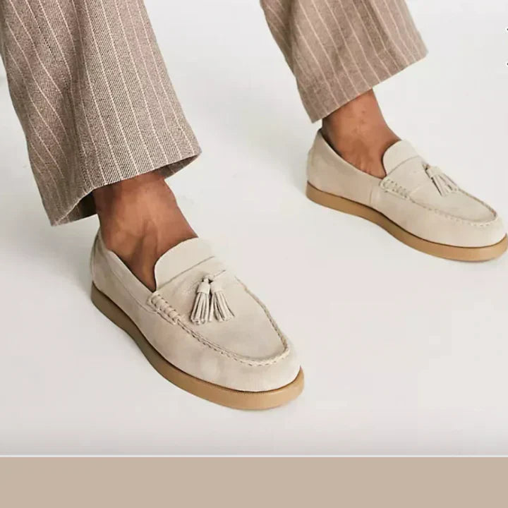 Miles | Refined Suede Slip-On Loafers For Men
