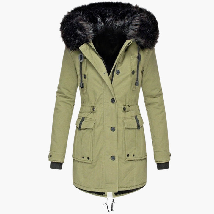 Isla | Insulated Cold-Weather Parka with Protective Hood for Women