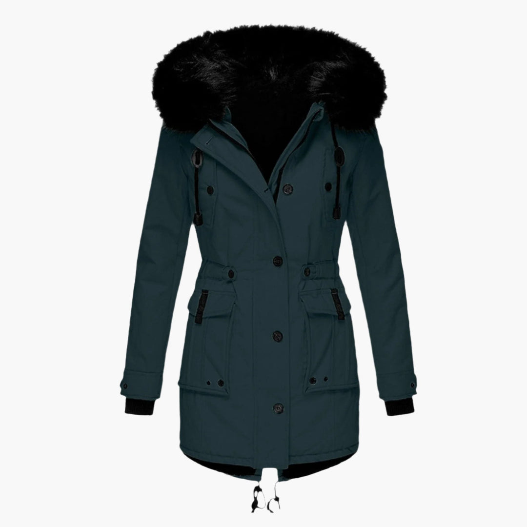 Isla | Insulated Cold-Weather Parka with Protective Hood for Women