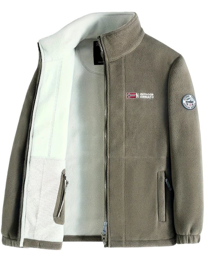 Ethan | Classic Zip-Front Fleece Jacket For Men