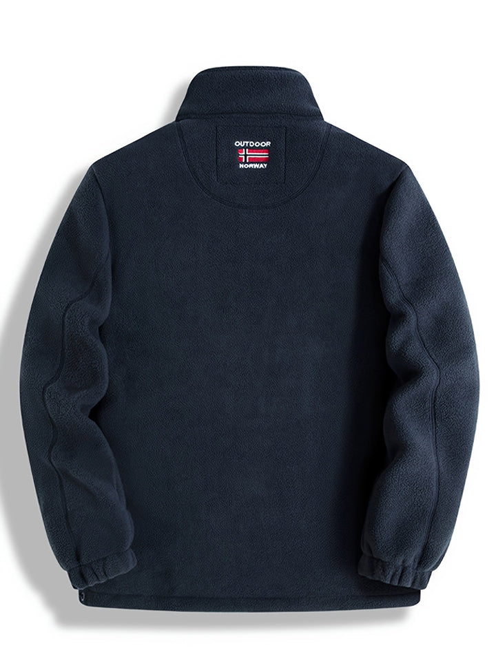 Ethan | Classic Zip-Front Fleece Jacket For Men