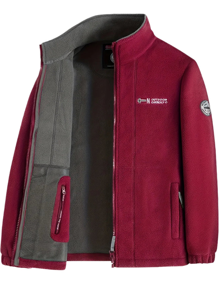 Ethan | Classic Zip-Front Fleece Jacket For Men