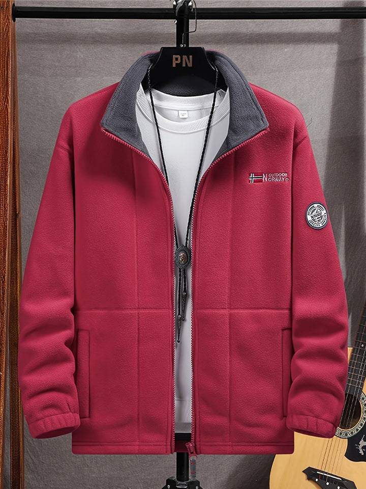 Ethan | Classic Zip-Front Fleece Jacket For Men