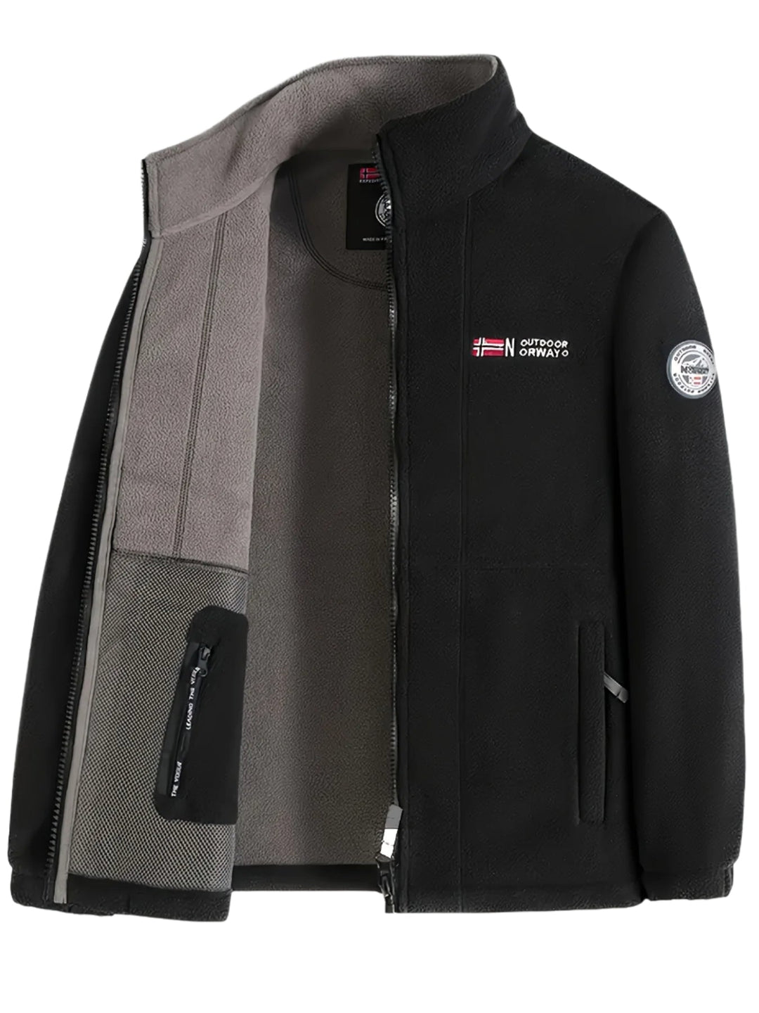 Ethan | Classic Zip-Front Fleece Jacket For Men