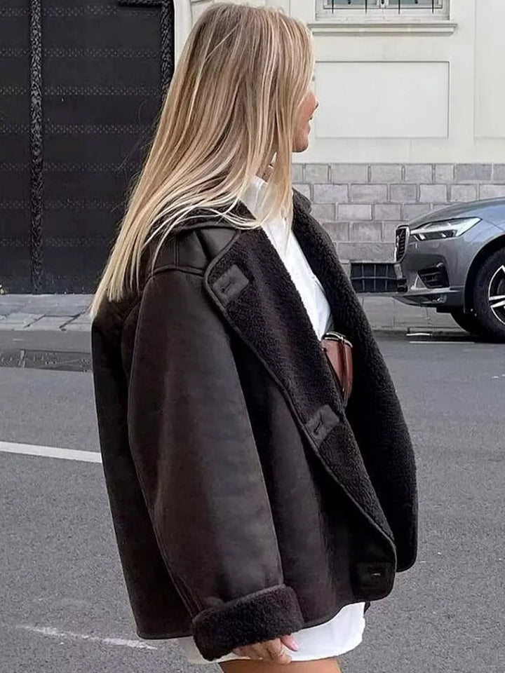 Elena | Timeless Tailored Wool Overcoat With Structured Silhouette For Women