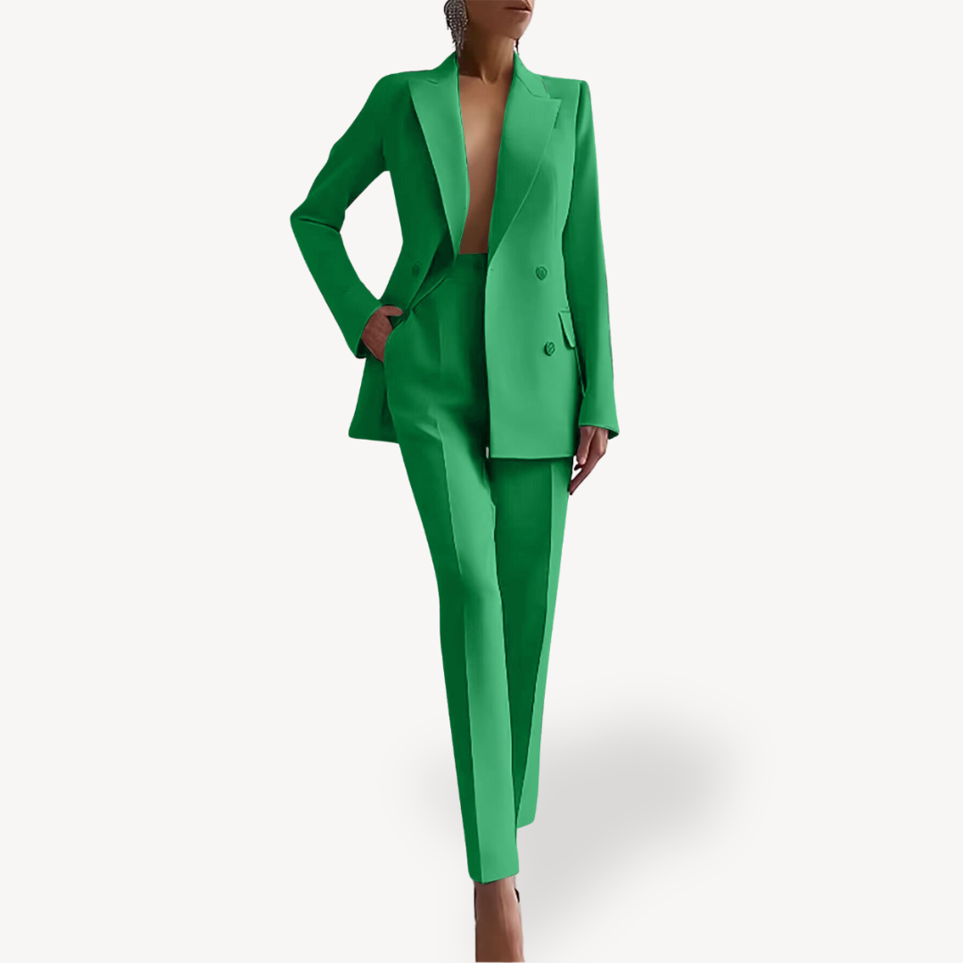 Aria | Refined Women’s Executive Suit Ensemble with Extended Blazer