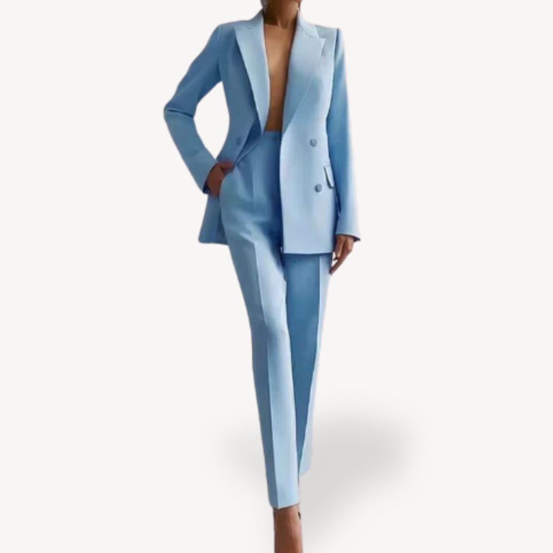 Aria | Refined Women’s Executive Suit Ensemble with Extended Blazer