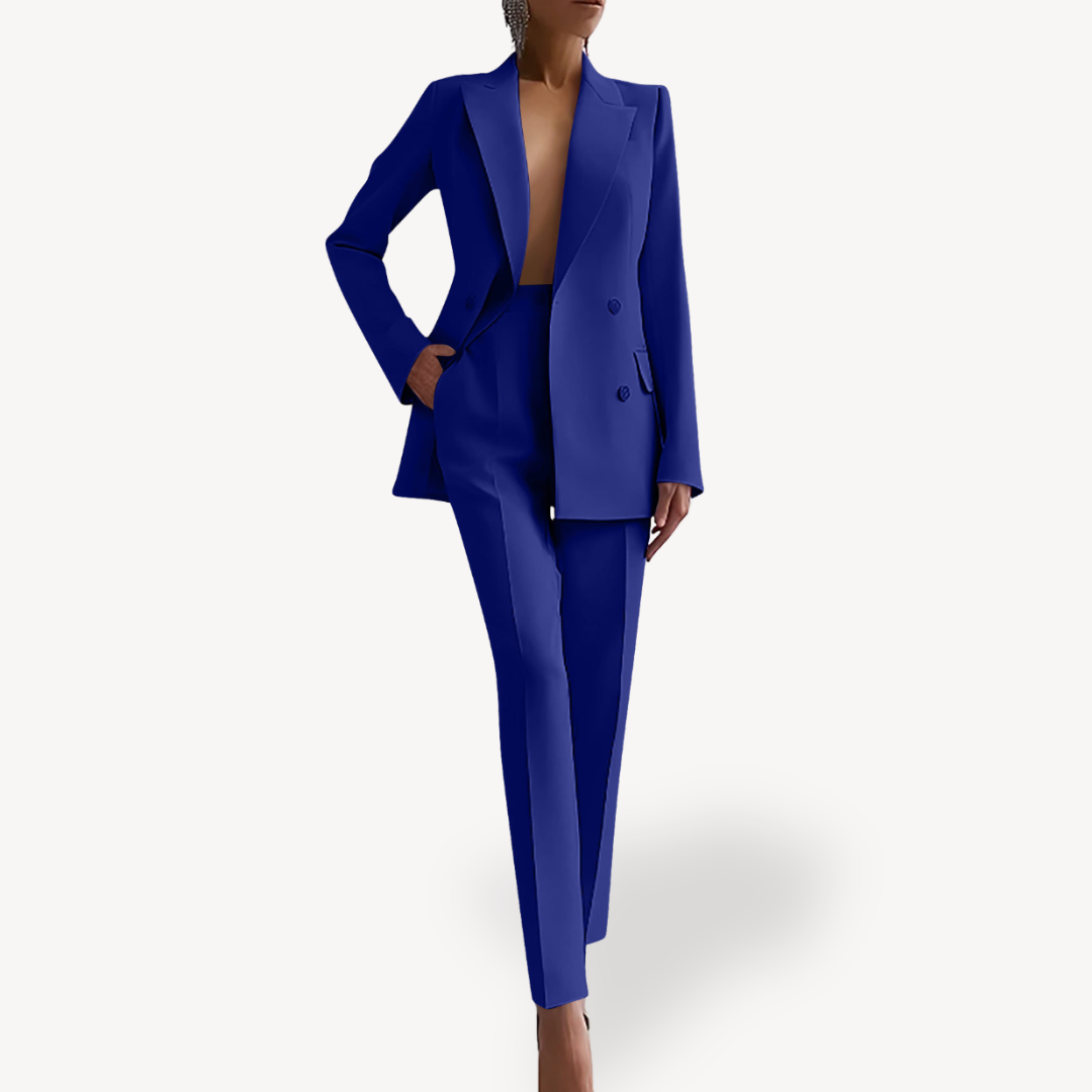 Aria | Refined Women’s Executive Suit Ensemble with Extended Blazer