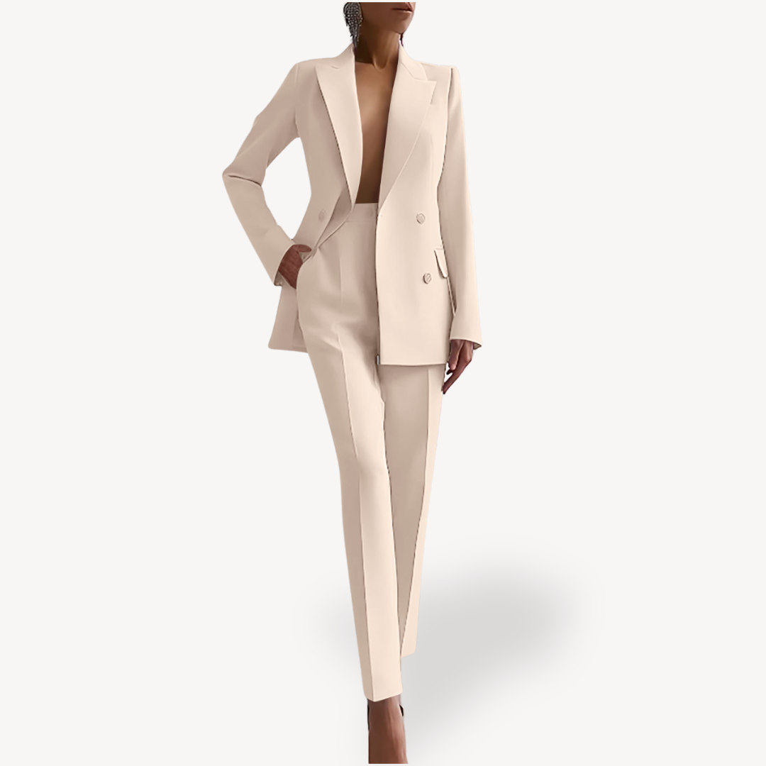Aria | Refined Women’s Executive Suit Ensemble with Extended Blazer
