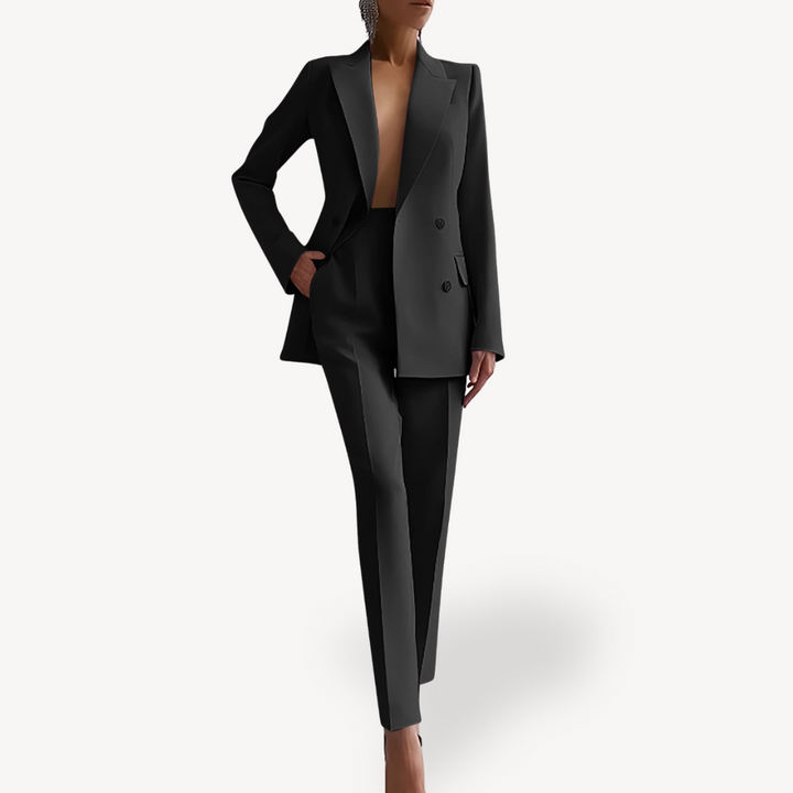 Aria | Refined Women’s Executive Suit Ensemble with Extended Blazer