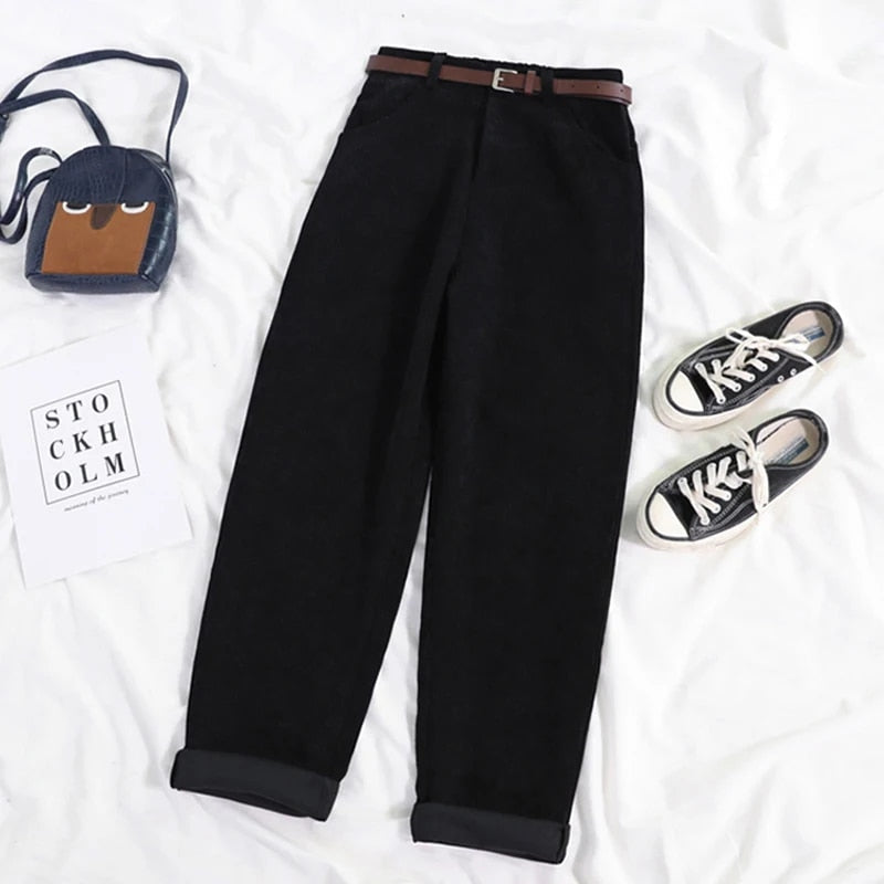 Elara | Women’s Classic Corduroy Comfort Trousers