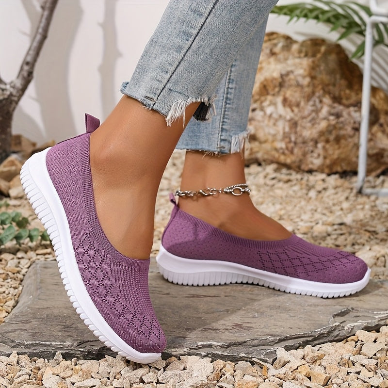 Noemi | Comfortable Knit Slip-On Shoes For Women