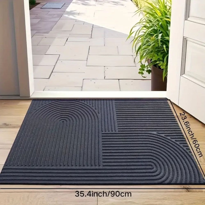 Absorbent microfiber mat with a flowing line pattern - product photo 10