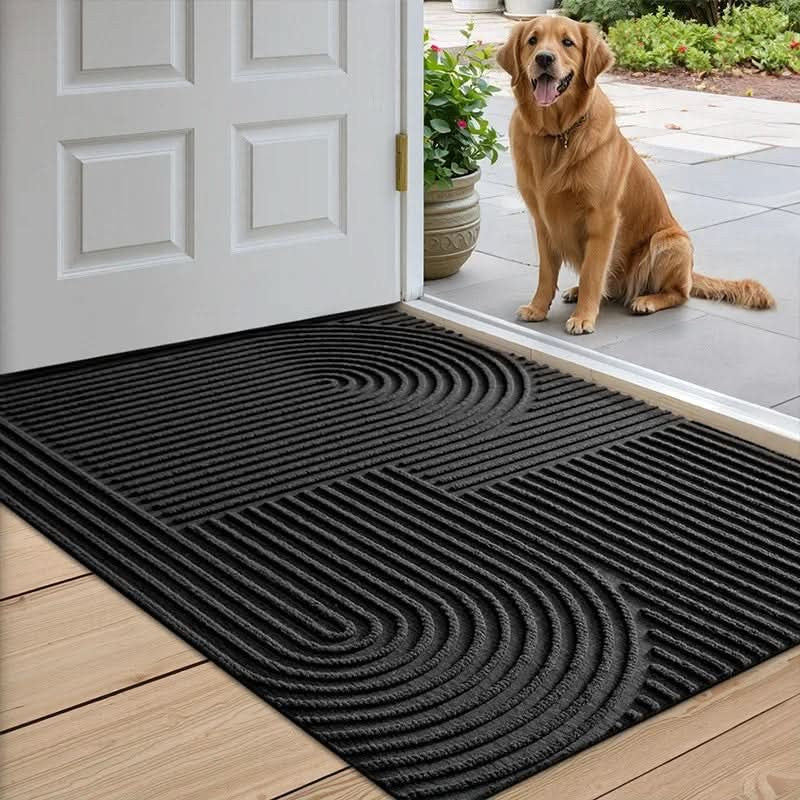 Absorbent microfiber mat with a flowing line pattern - product photo 3