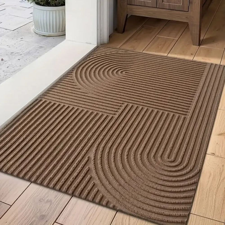 Absorbent microfiber mat with a flowing line pattern - product photo 5