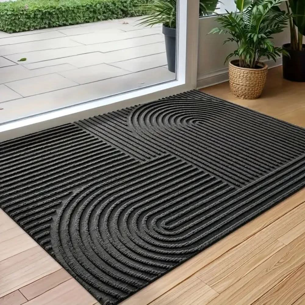 Absorbent microfiber mat with a flowing line pattern - product photo 6