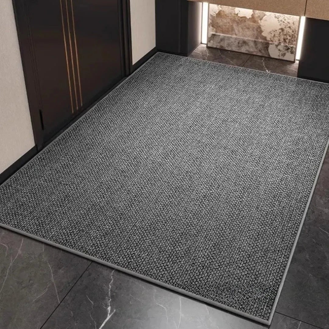 Absorbent geometric-pattern doormat in a modern entryway - product photo 3