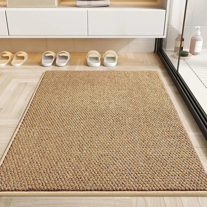 Absorbent geometric-pattern doormat in a modern entryway - product photo 6