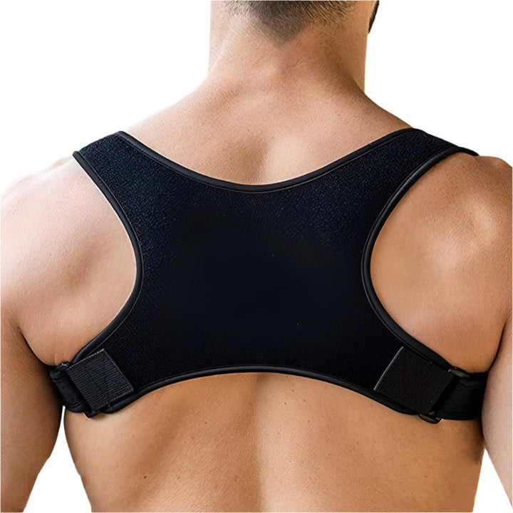 Adjustable back and shoulder support brace - product photo 1
