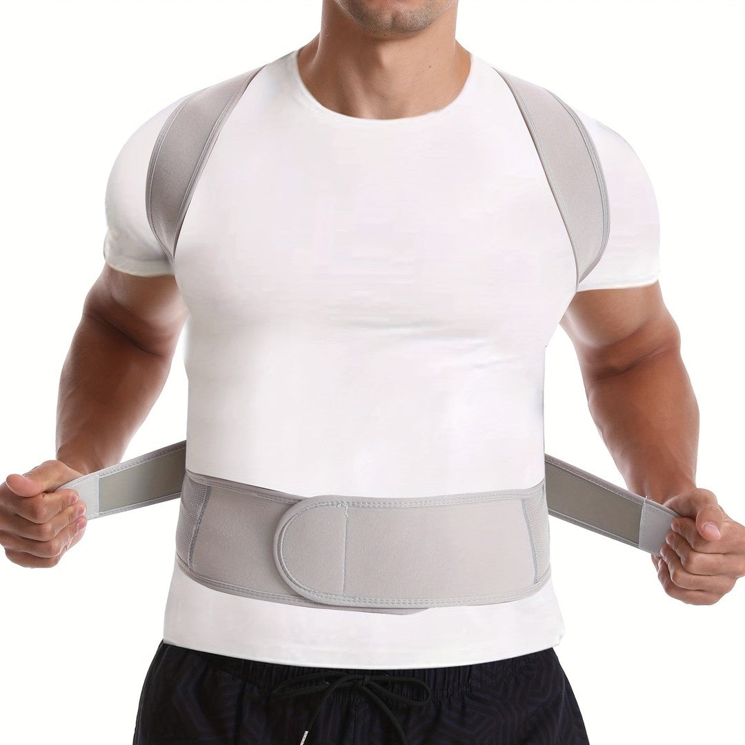 Adjustable neoprene back and lumbar support brace - product photo 1
