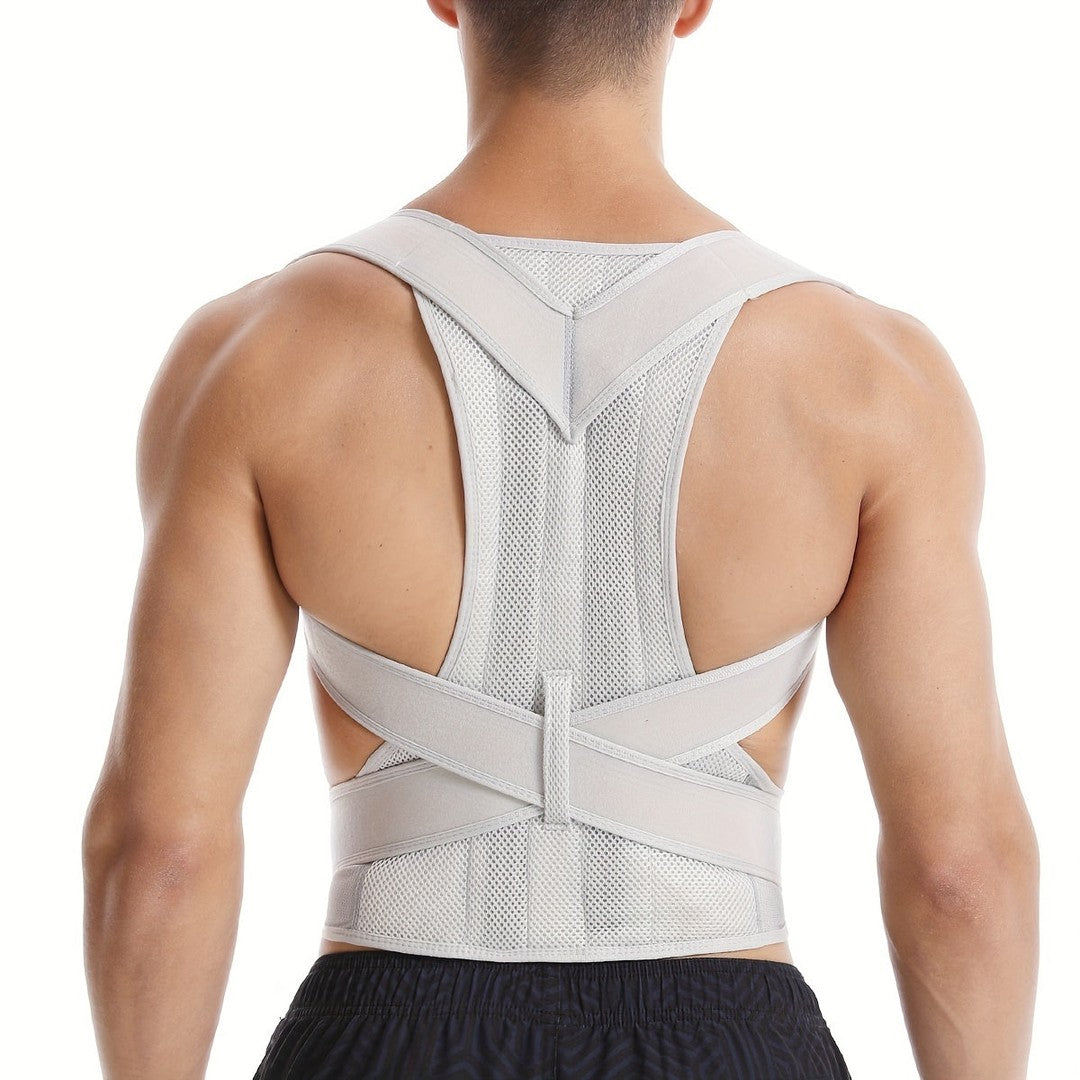 Adjustable neoprene back and lumbar support brace - product photo 2
