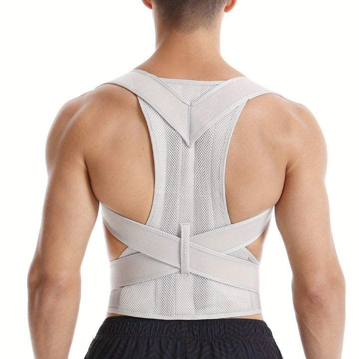 Adjustable neoprene back and lumbar support brace - product photo 2