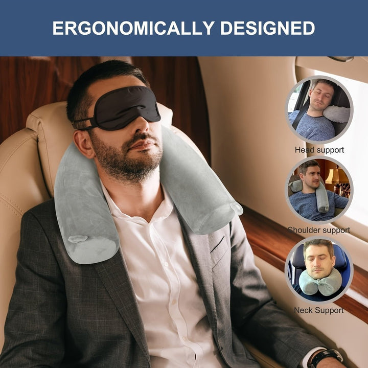 Adjustable travel neck pillow - product photo 5